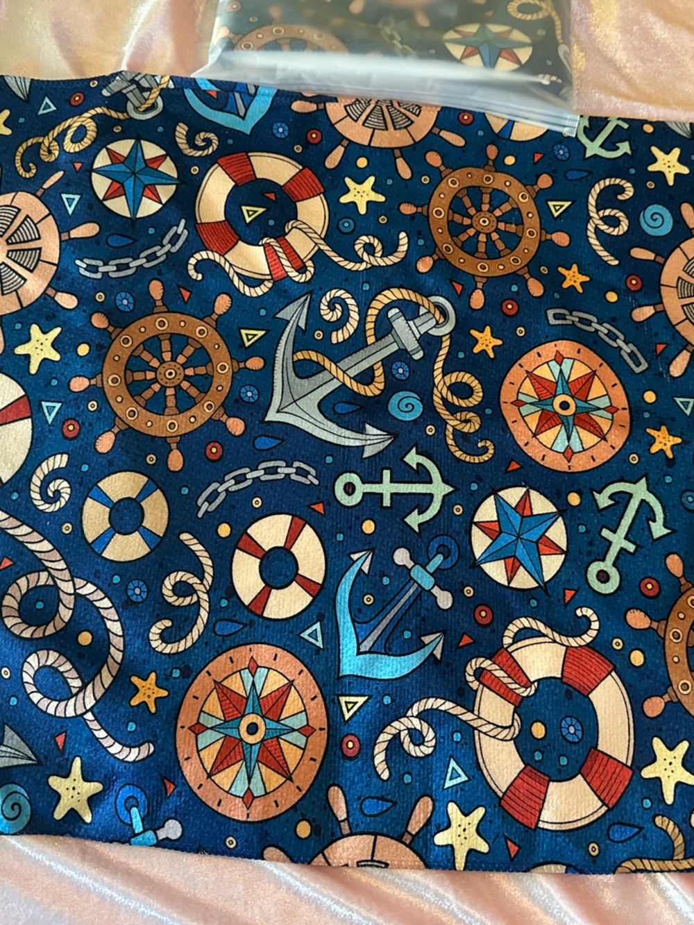 Bundle of 4 Nautical themed hand towels